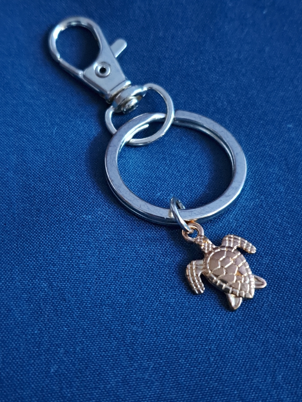 Golden Turtle Keychain